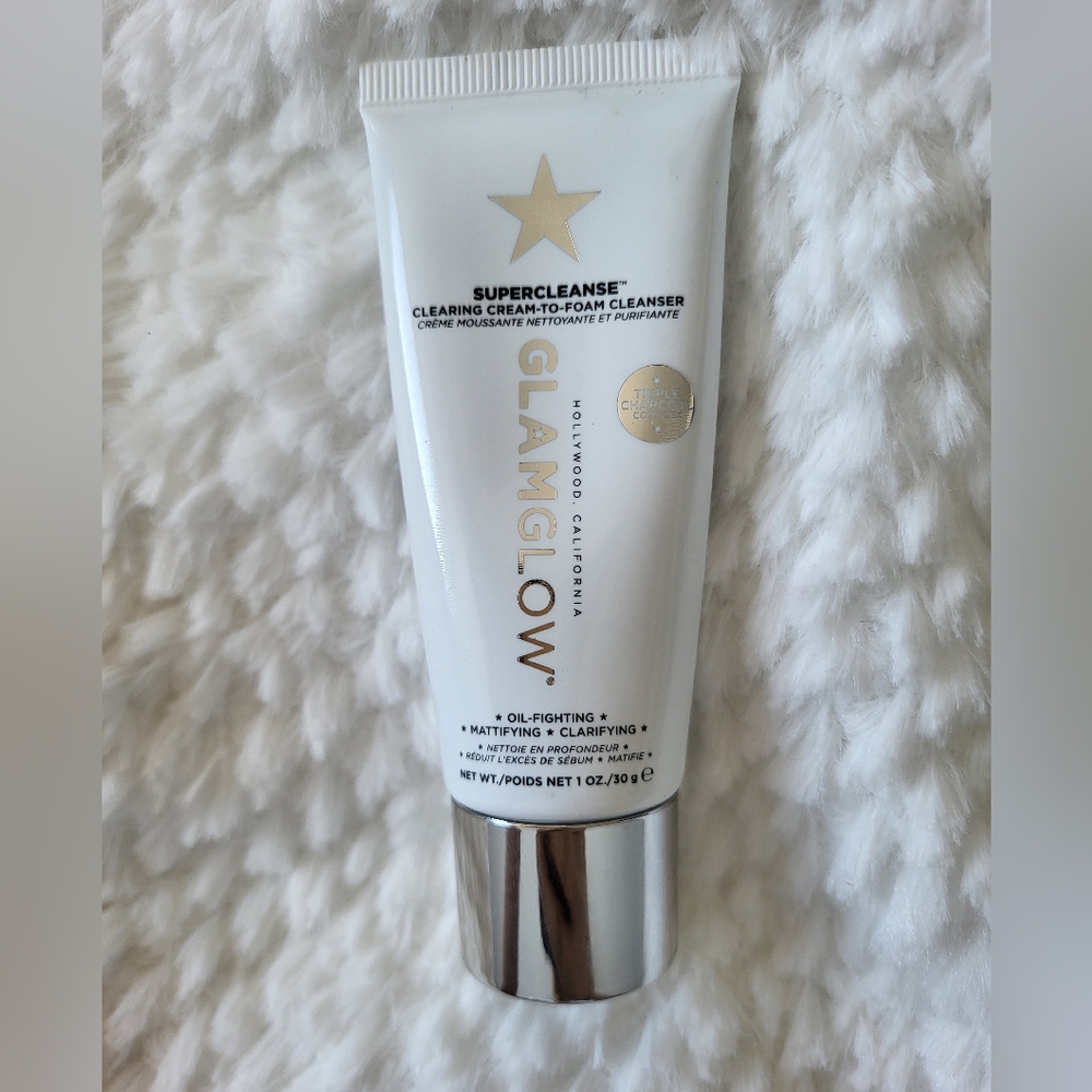 Glamglow Supercleanse Clearing Cream-To-Foam Cleanser  1.0oz/30g New